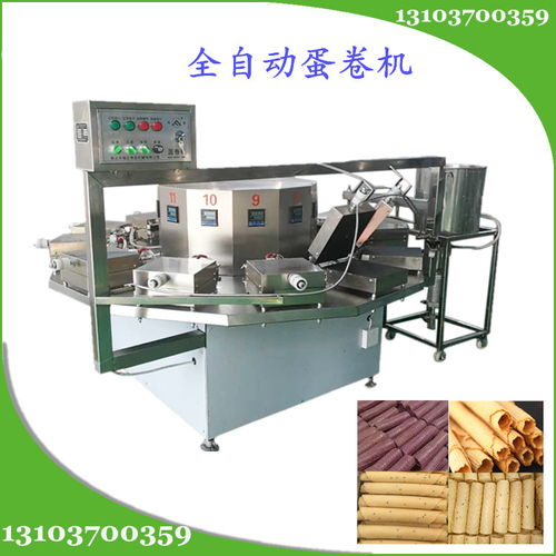 河北邢臺廠家直銷 爆款脆皮新型全自動蛋卷機，專注品質，提供零部件銷售